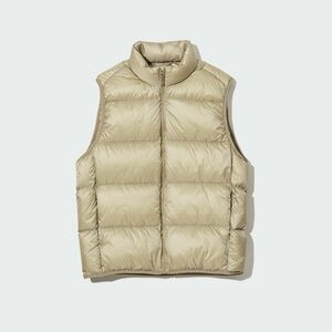 UNIQLO Down Men's Tan Puffer Vest